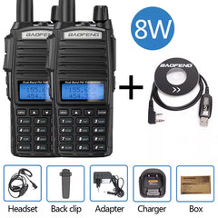 Baofeng UV-82 Plus 8W Walkie Talkie UV82 CB Radio Station 10KM VHF UHF Dual Band UV 82 Two Way Radio Ham Radio