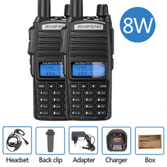 Baofeng UV-82 Plus 8W Walkie Talkie UV82 CB Radio Station 10KM VHF UHF Dual Band UV 82 Two Way Radio Ham Radio