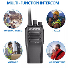 BaoFeng Walkie Talkie BF-1909 12W Powerful 50KM Long Range Portable Two Way Radio Type C Charger Transceiver hunting UV-5R